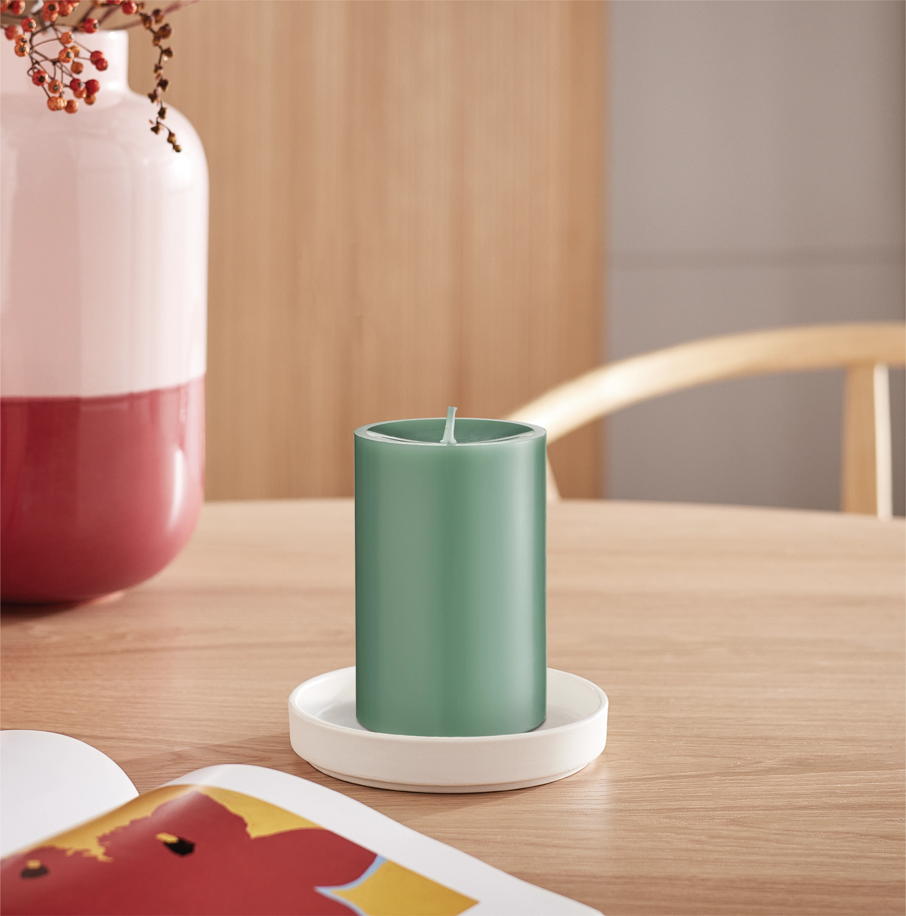 Engels Original Stumpenkerze