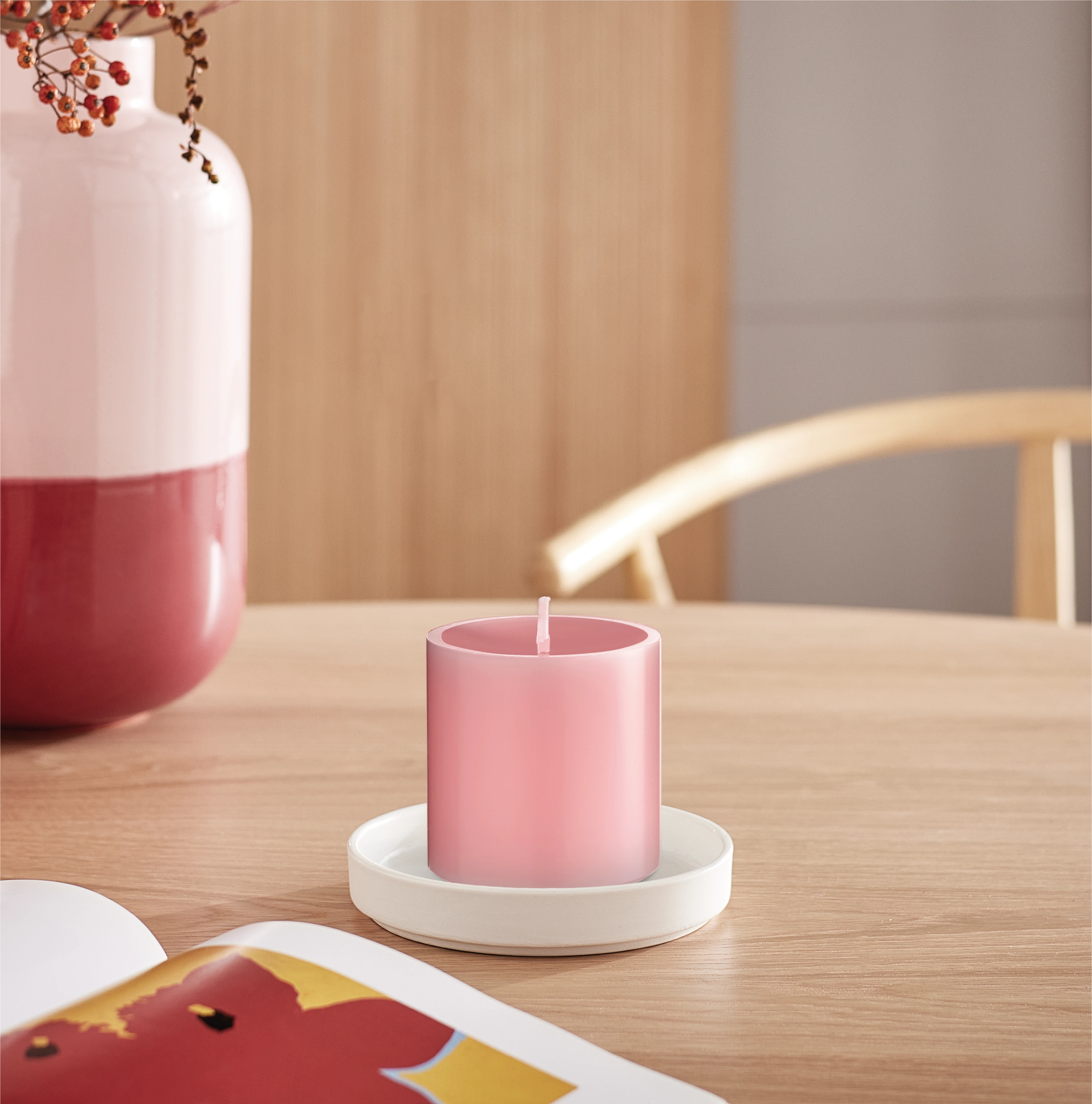 Engels Original Stumpenkerze