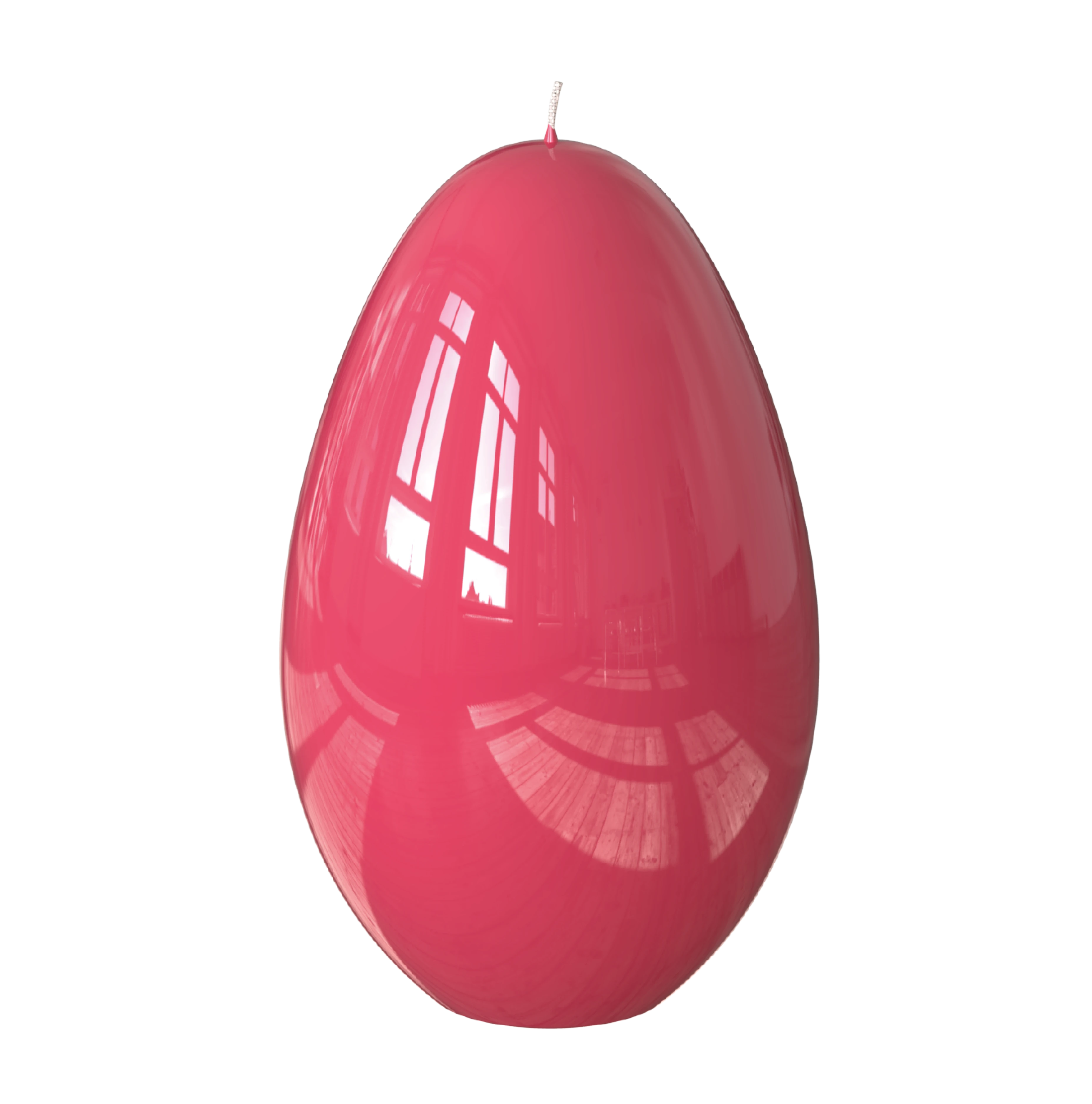 Objektkerze Ei Glanz-Lack 