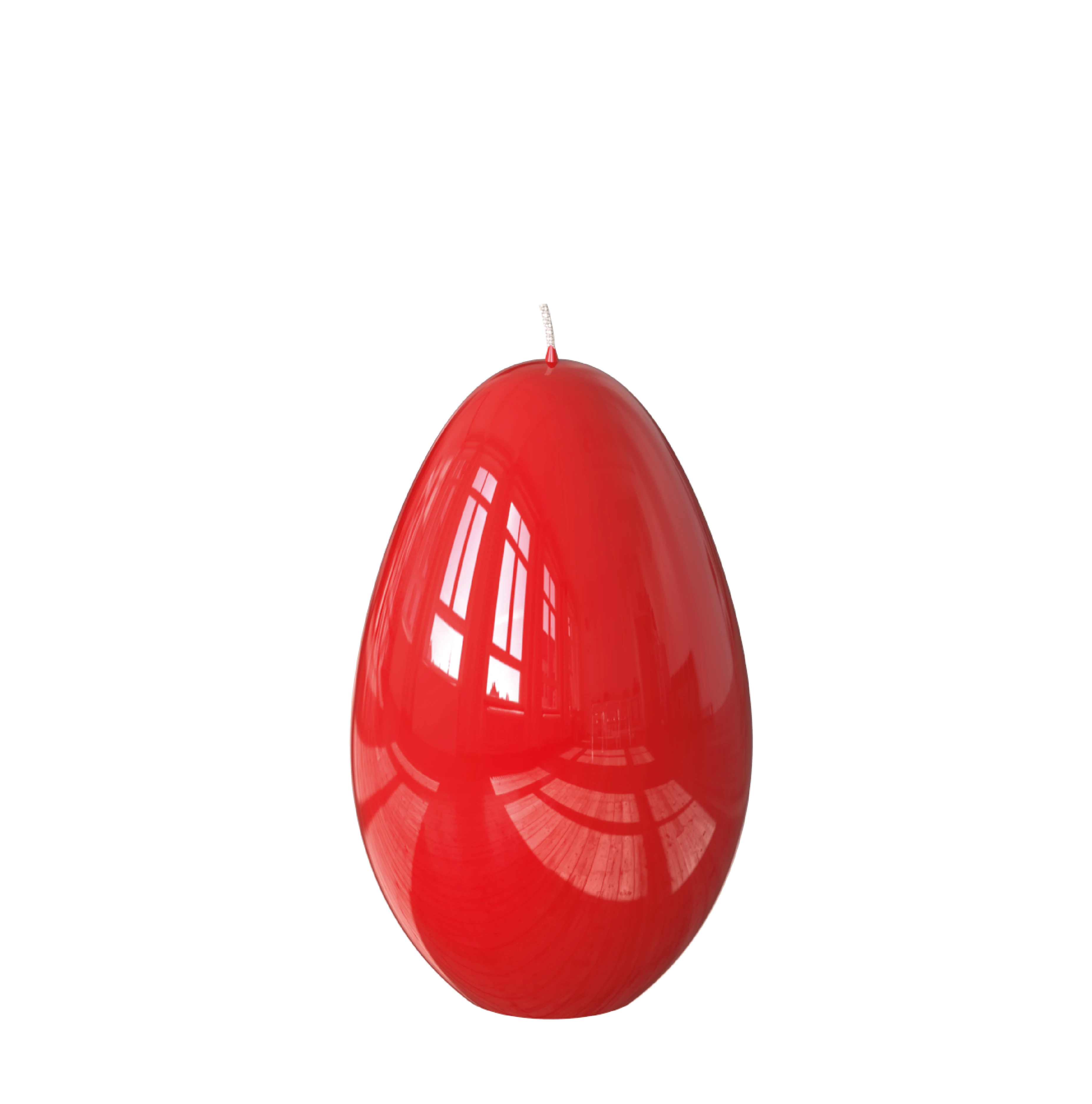 Objektkerze Ei Glanz-Lack 