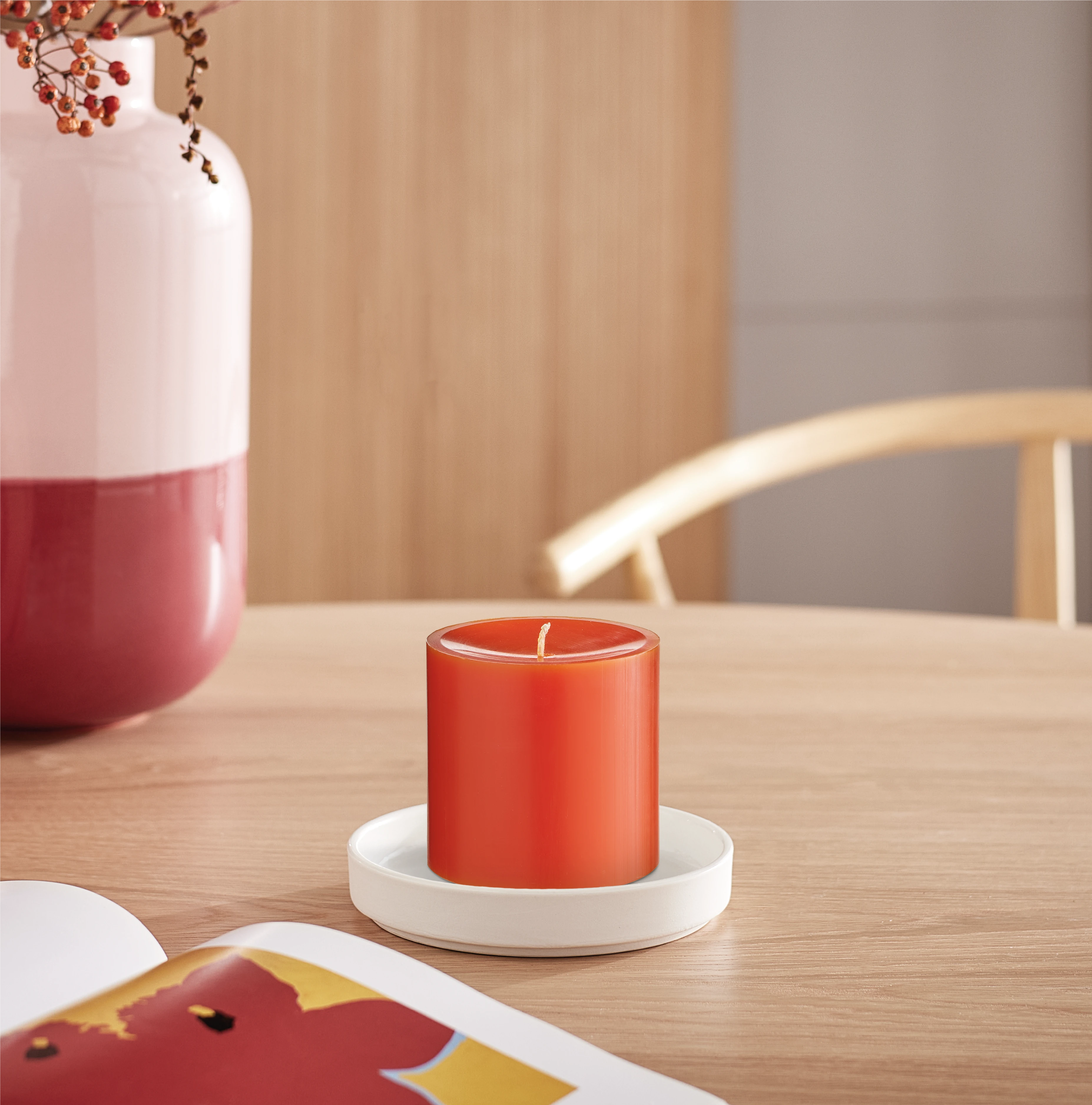 Engels Original Stumpenkerze