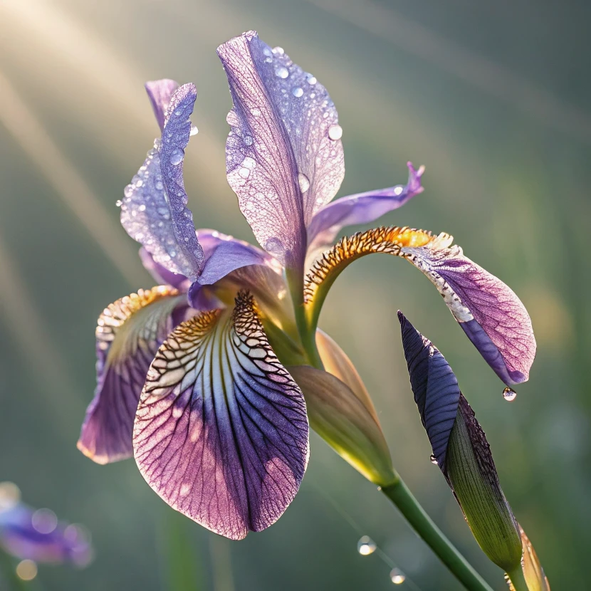 Iris-Rhizom