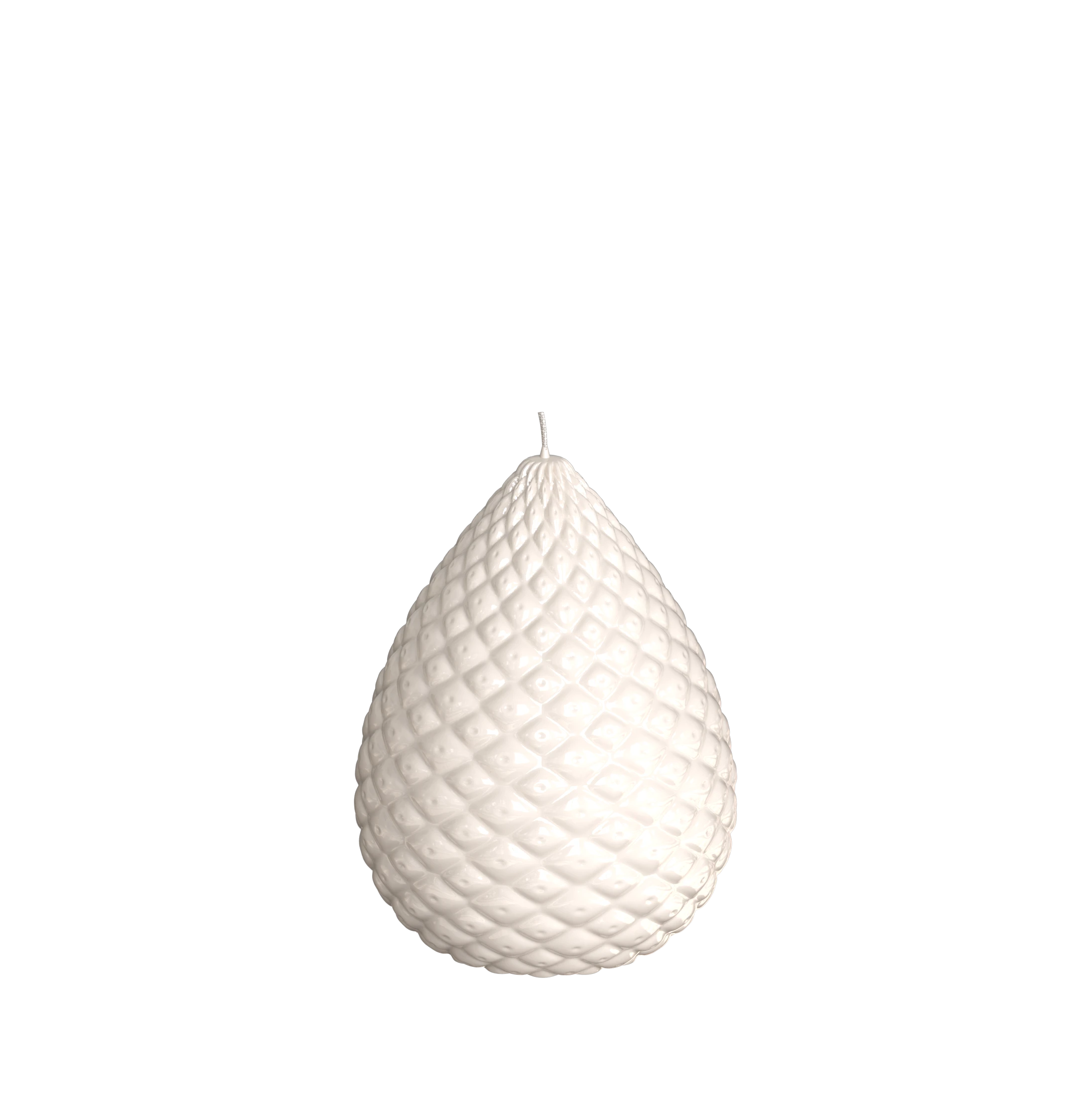 Objektkerze Zapfen Glanz-Lack