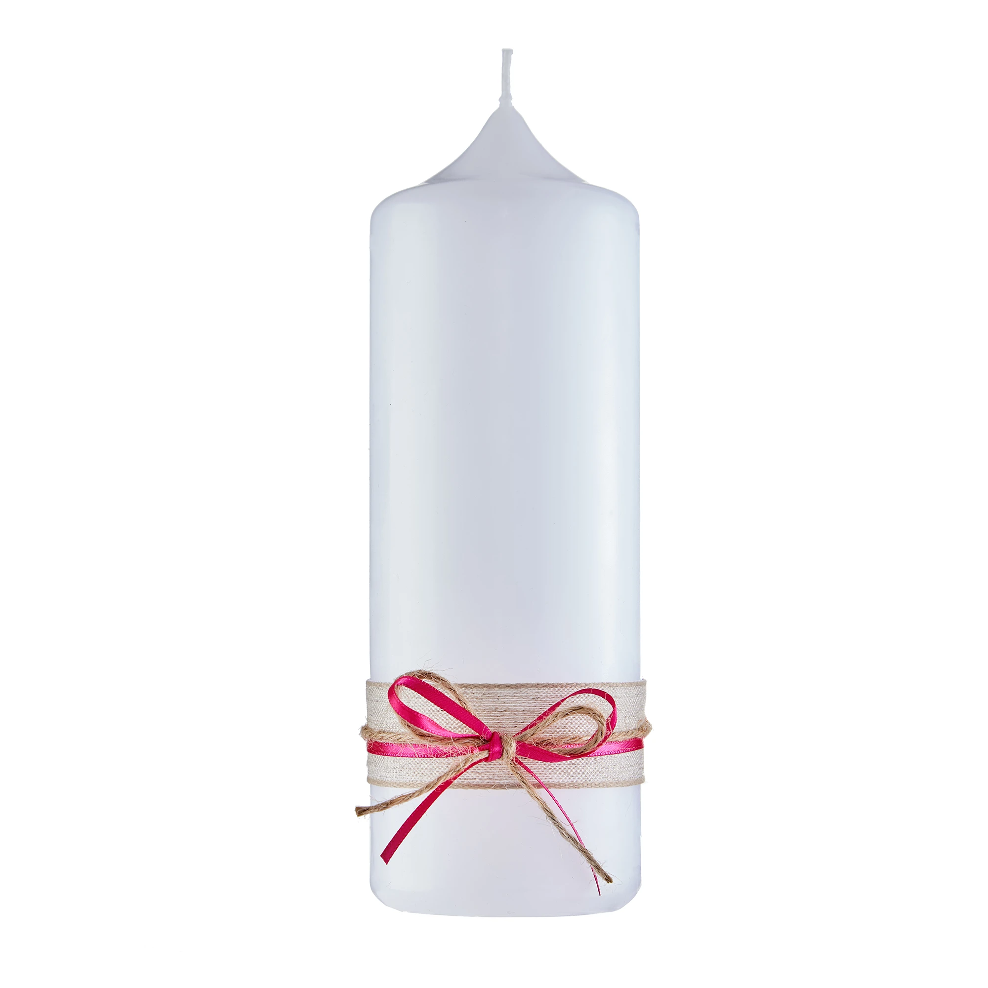 Schleife für personalisierte Kerzen