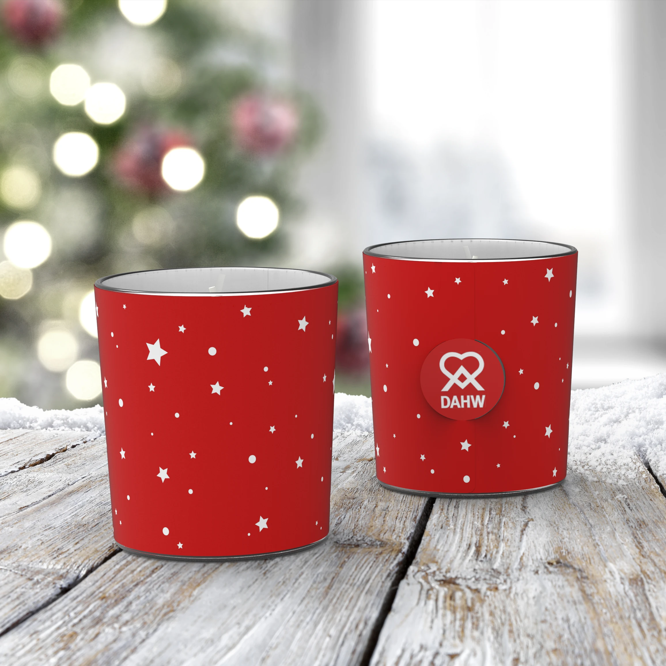DAHW Kerze im Glas "Weihnachten"