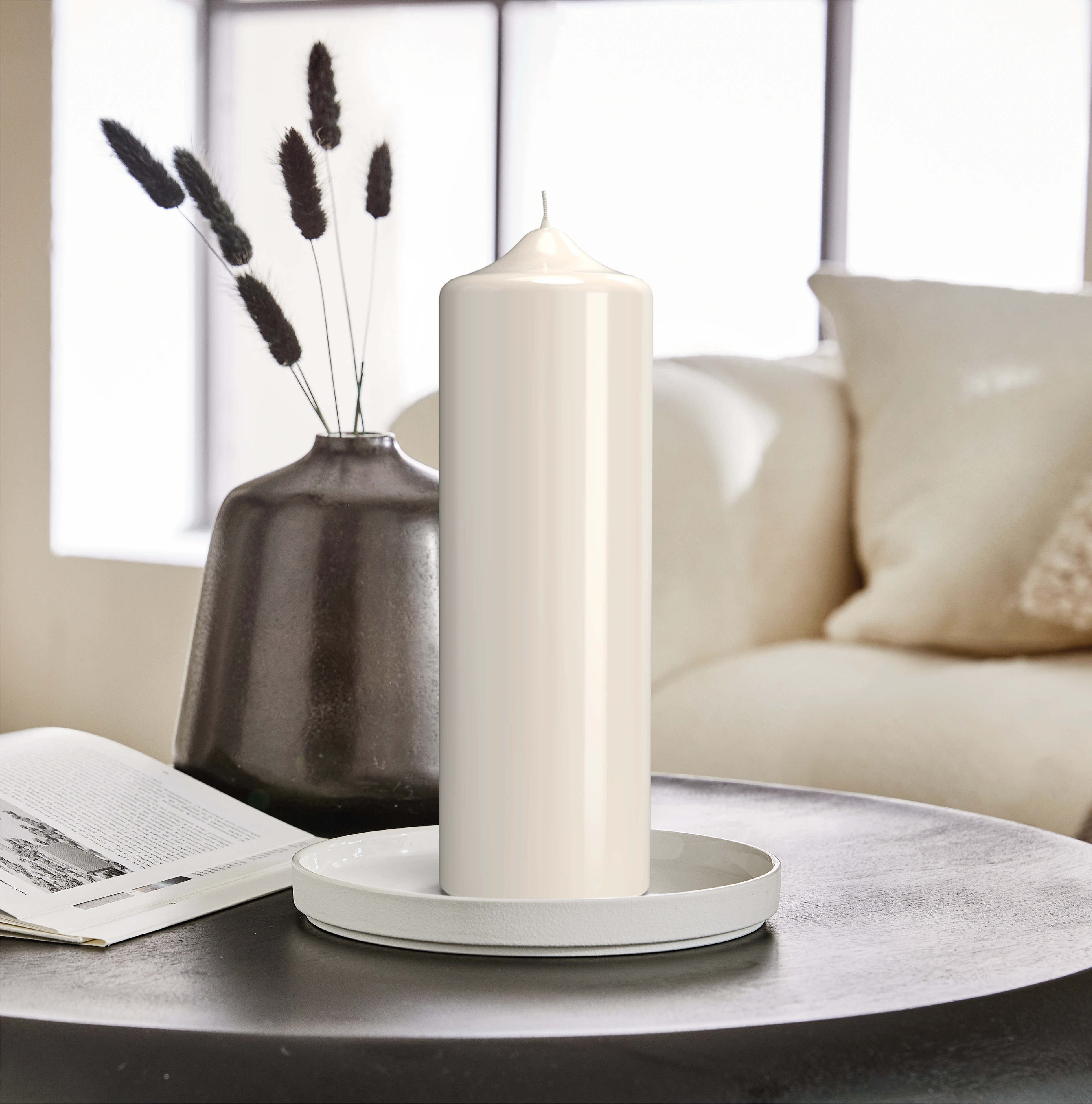 Engels Klassik Stumpenkerze Glanz-Lack