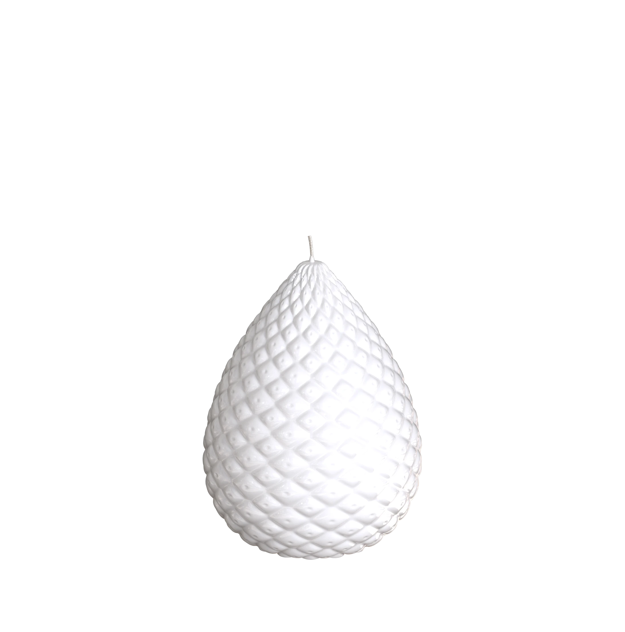 Objektkerze Zapfen Glanz-Lack