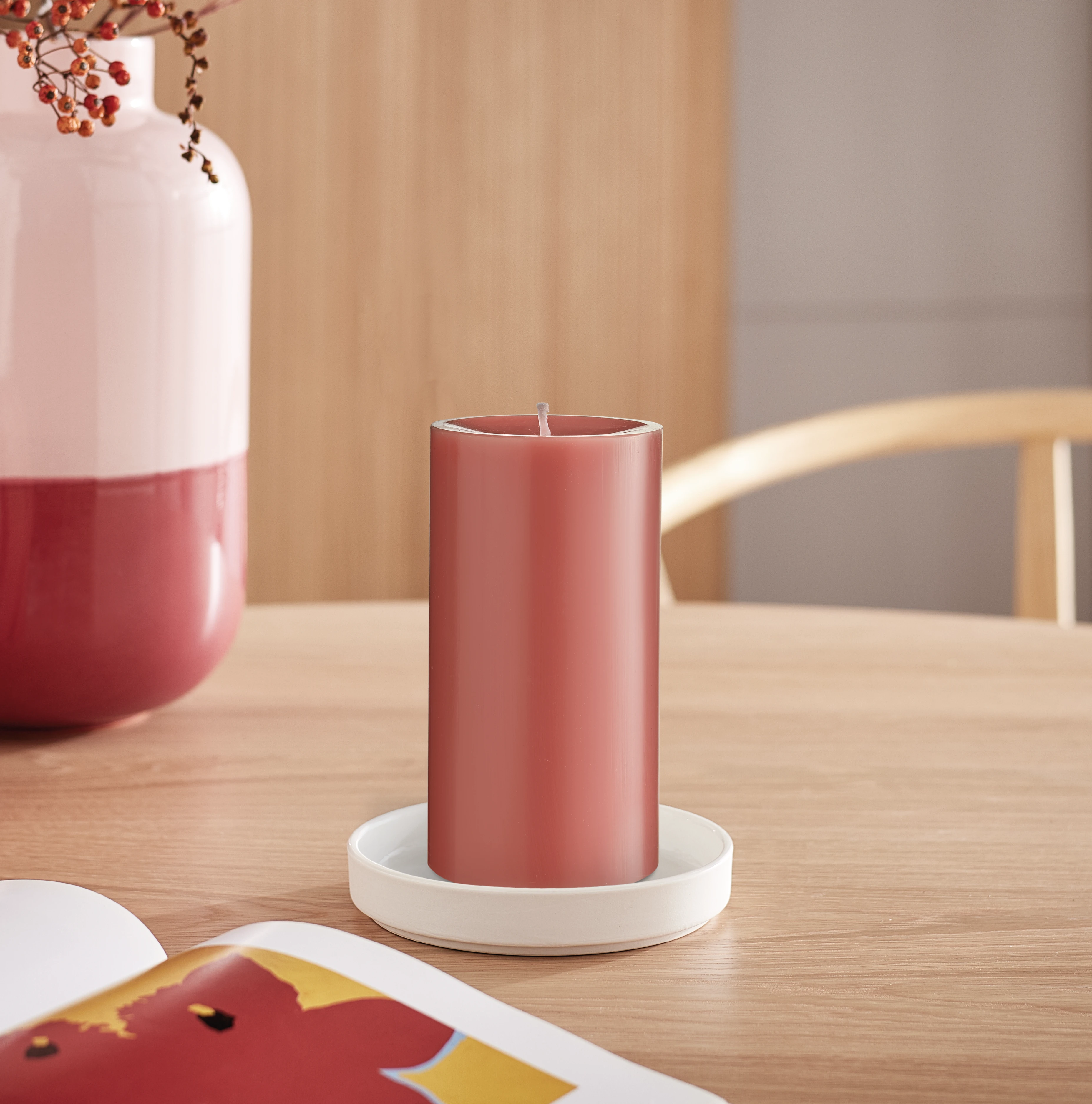 Engels Original Stumpenkerze