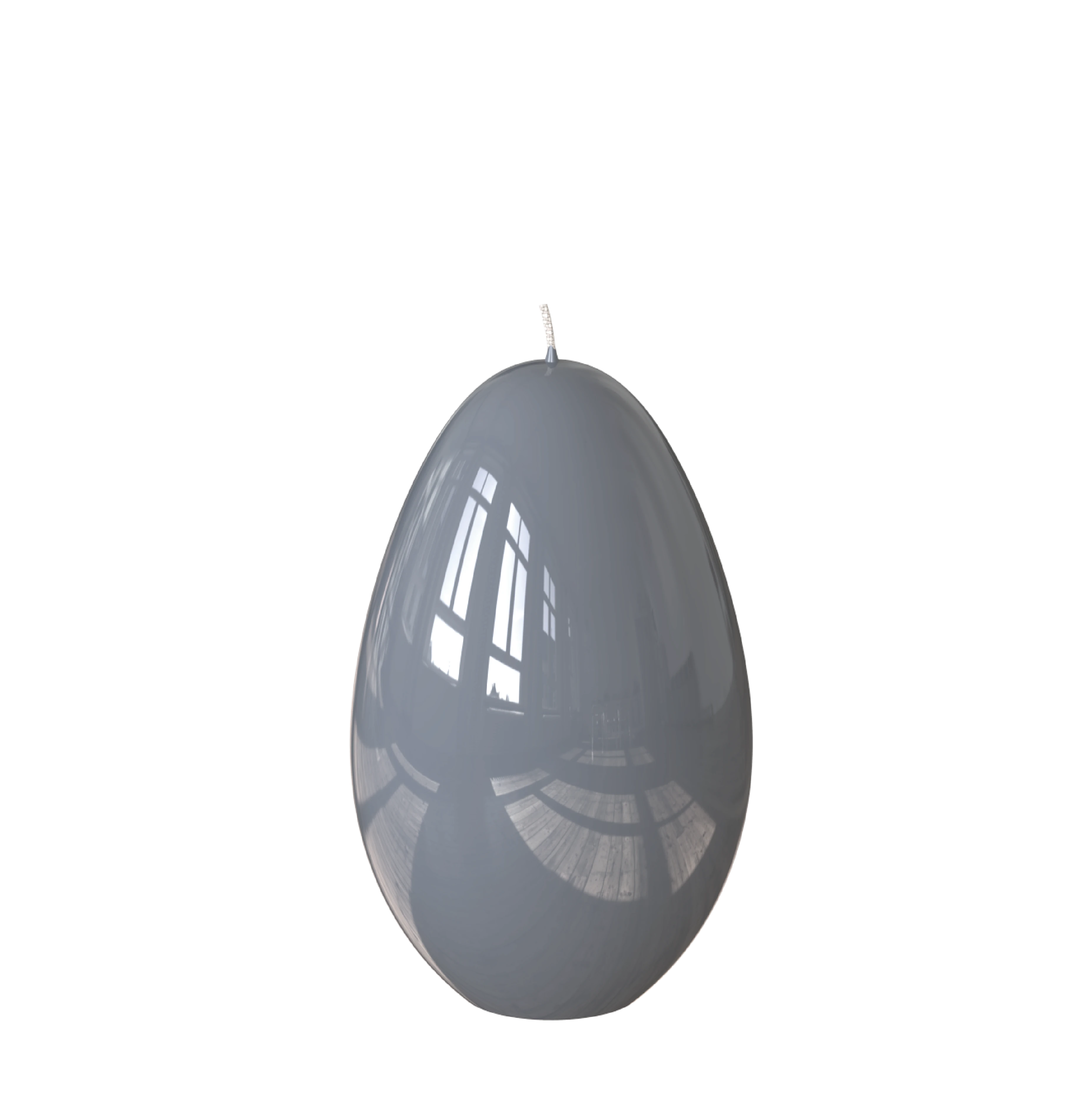 Objektkerze Ei Glanz-Lack 