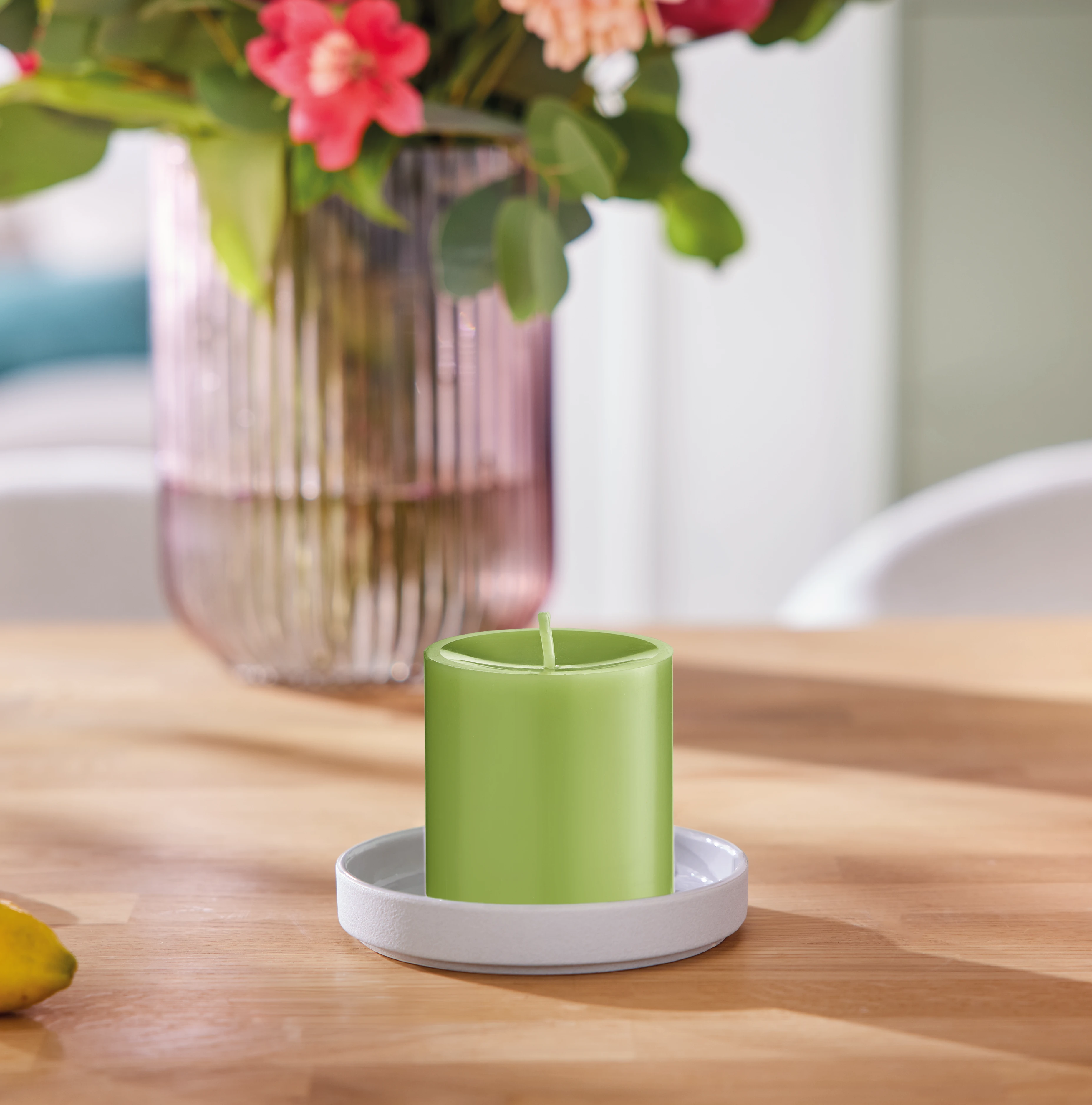 Engels Original Stumpenkerze