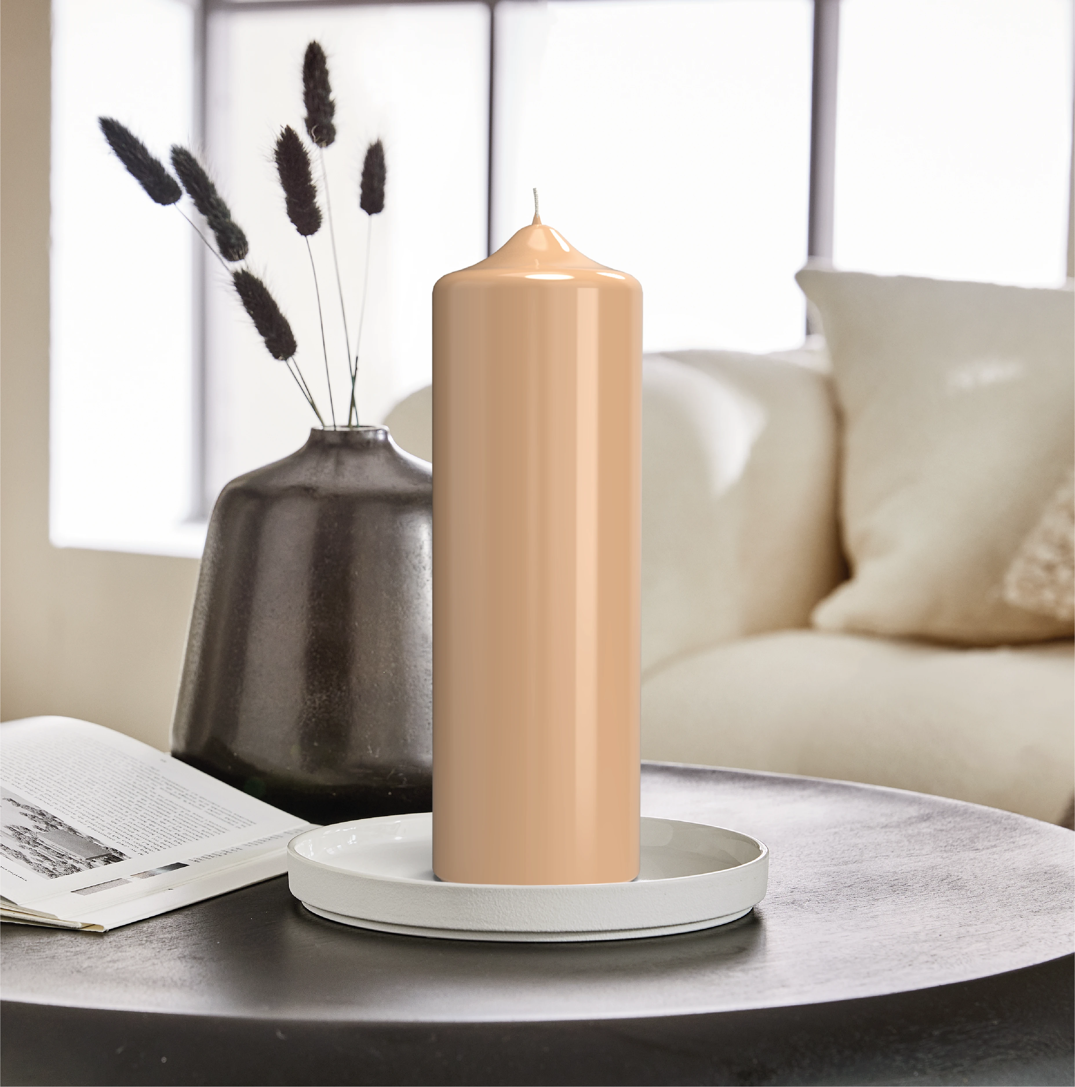 Engels Klassik Stumpenkerze Glanz-Lack