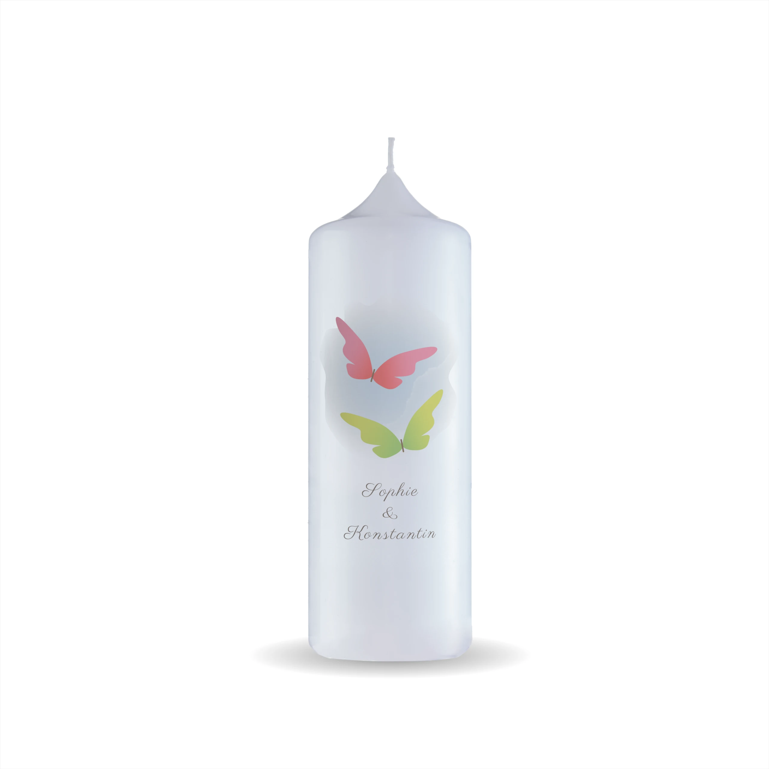 Personalisierbare Kerze