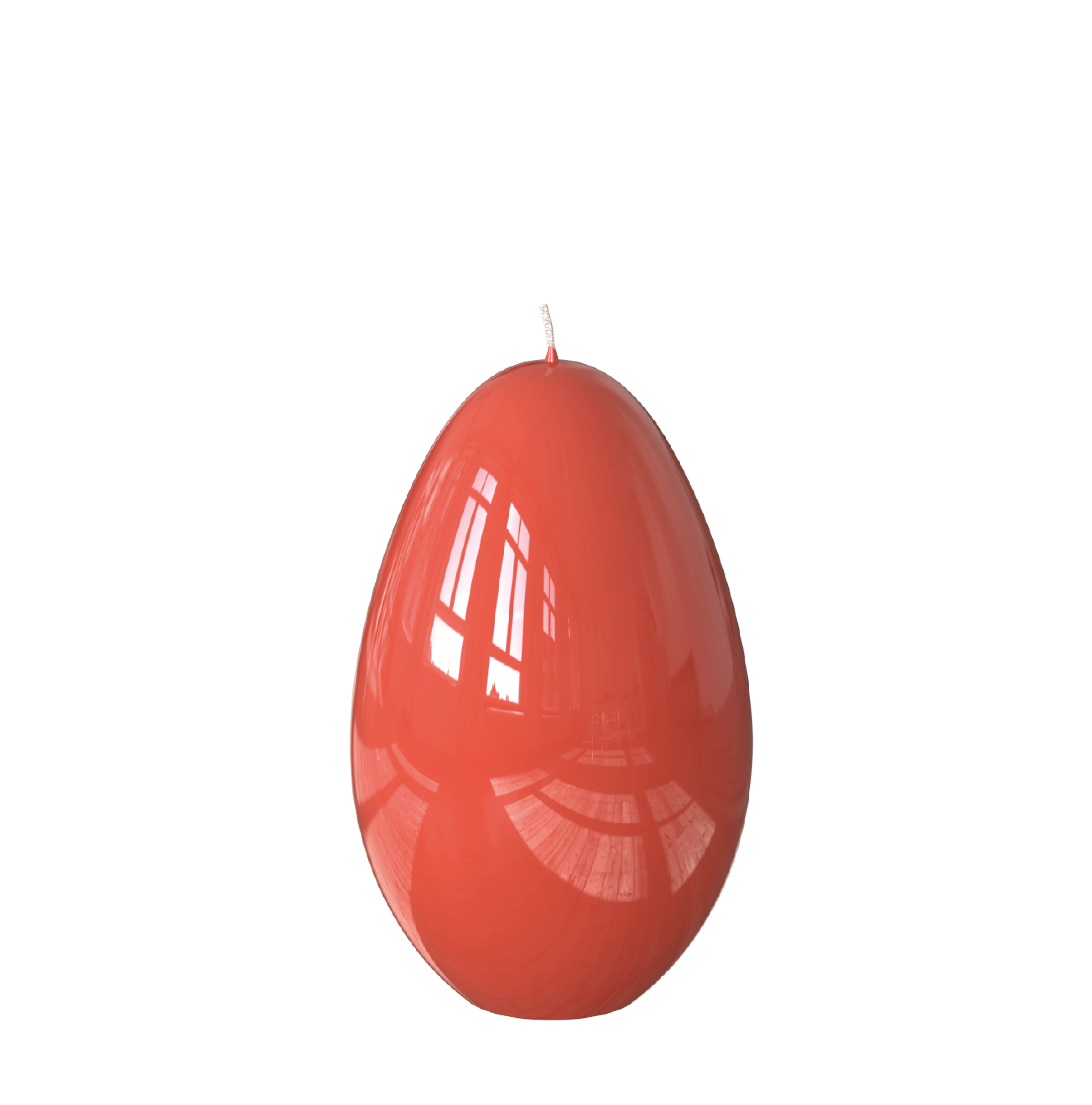 Objektkerze Ei Glanz-Lack 