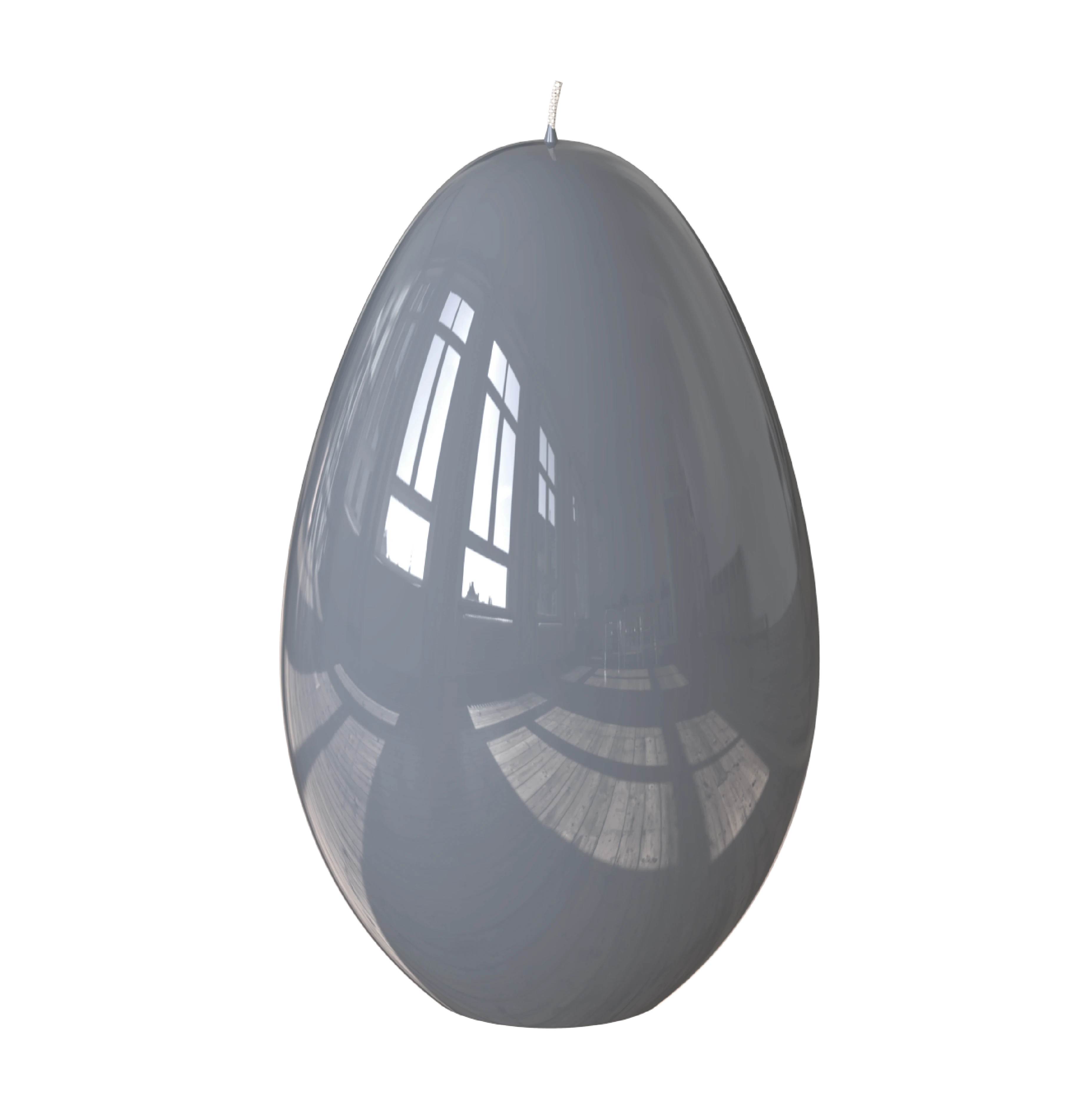 Objektkerze Ei Glanz-Lack 