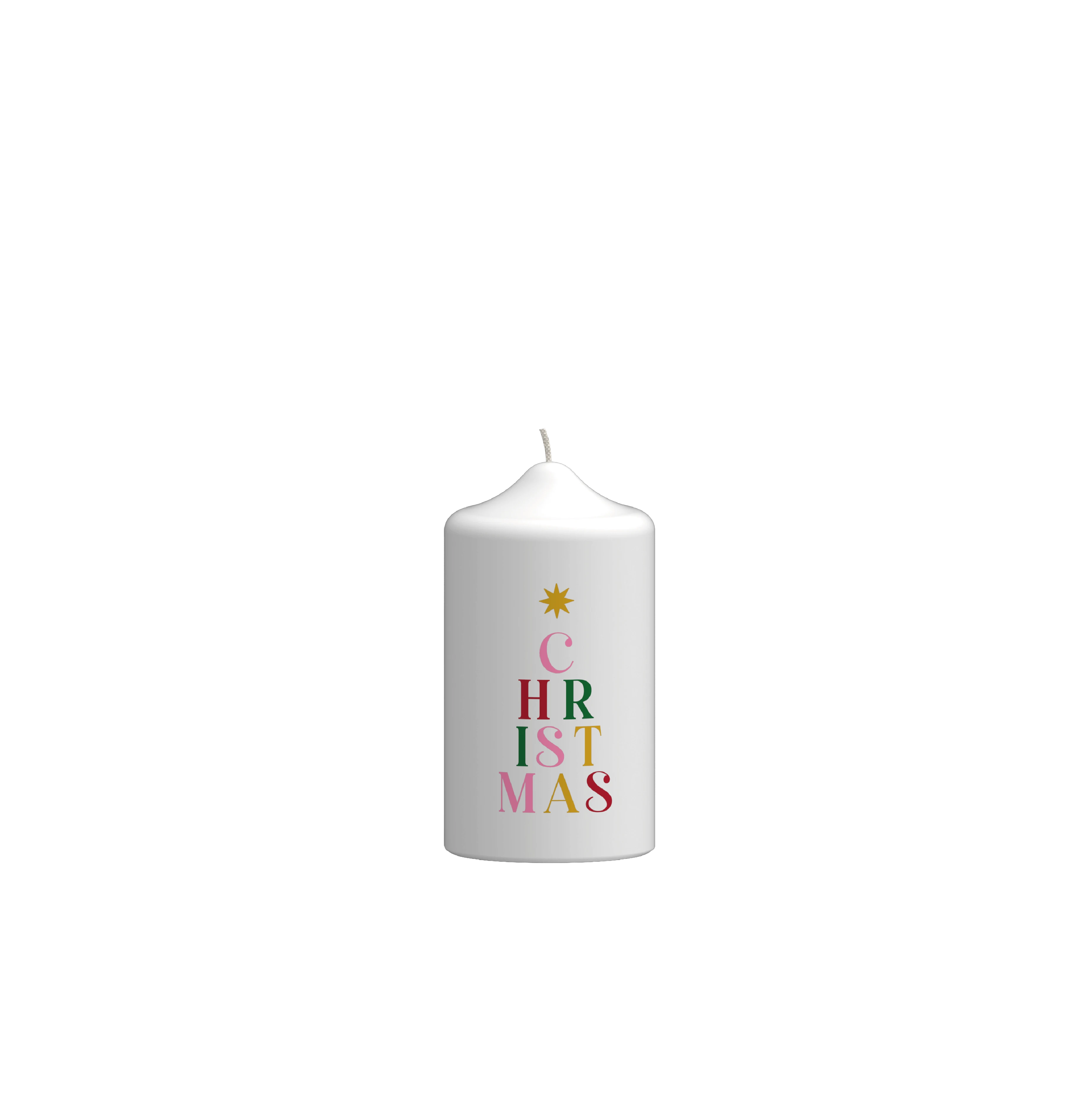 Weihnachtskerze - Christmas