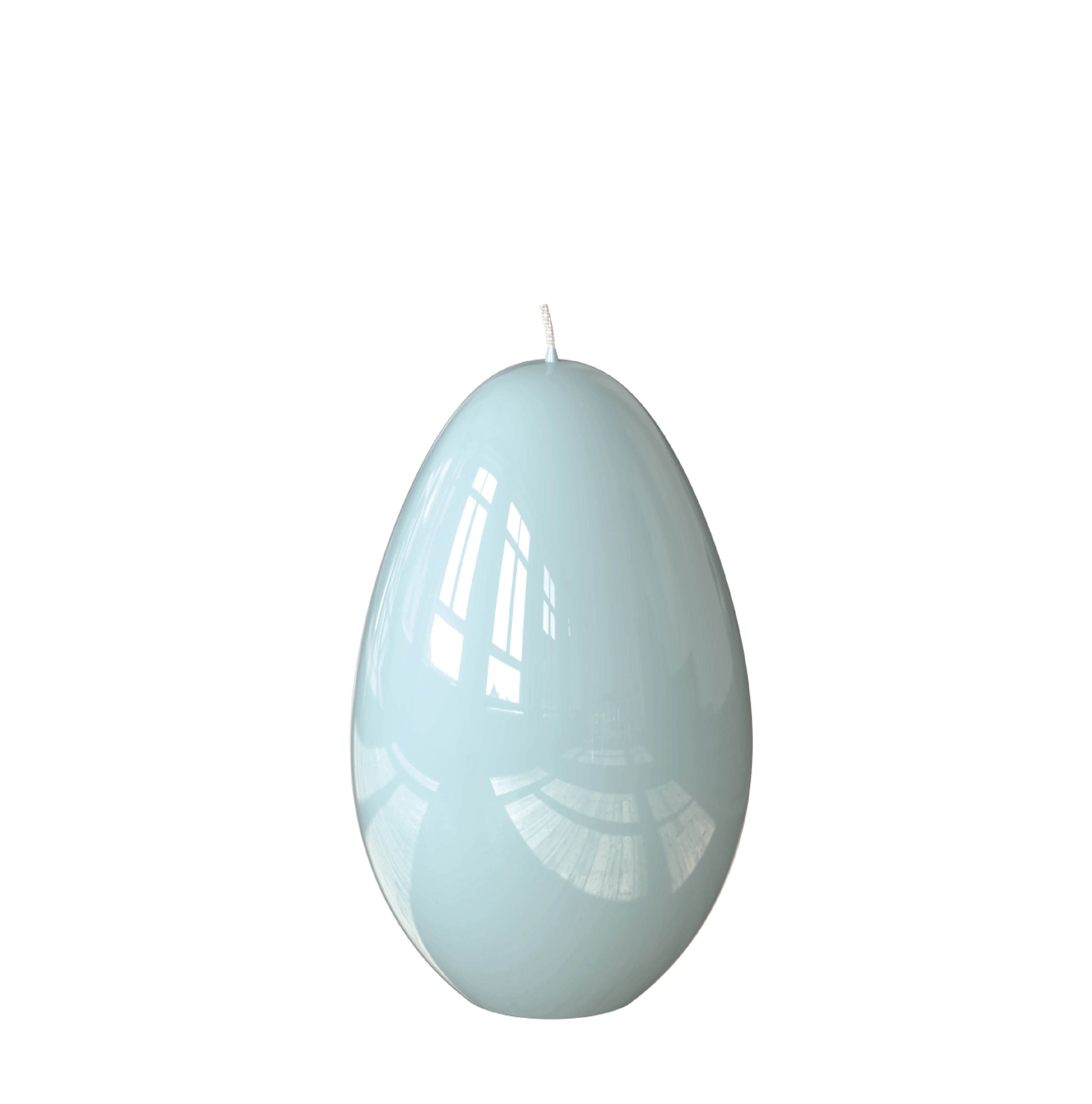 Objektkerze Ei Glanz-Lack 