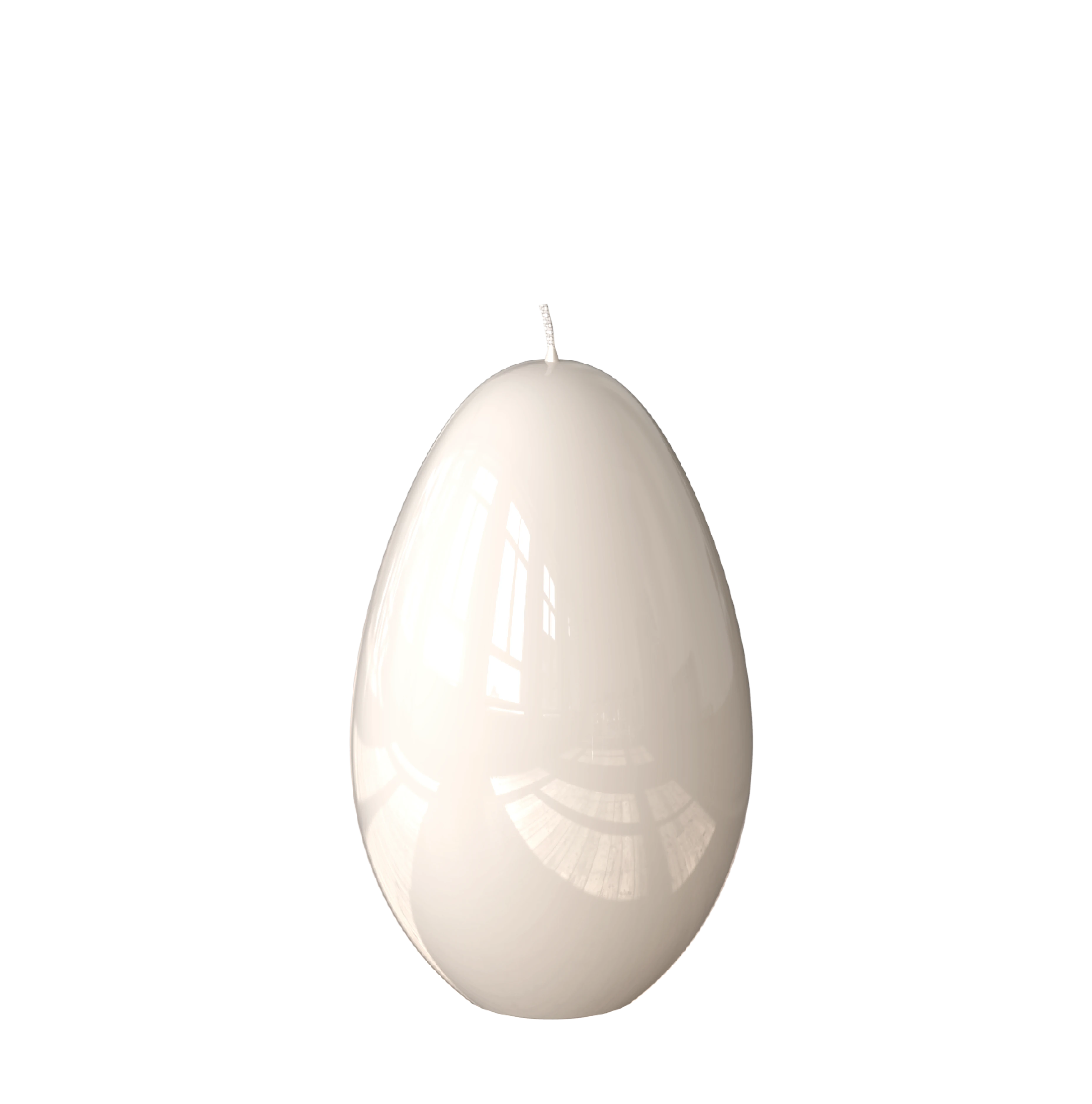 Objektkerze Ei Glanz-Lack 