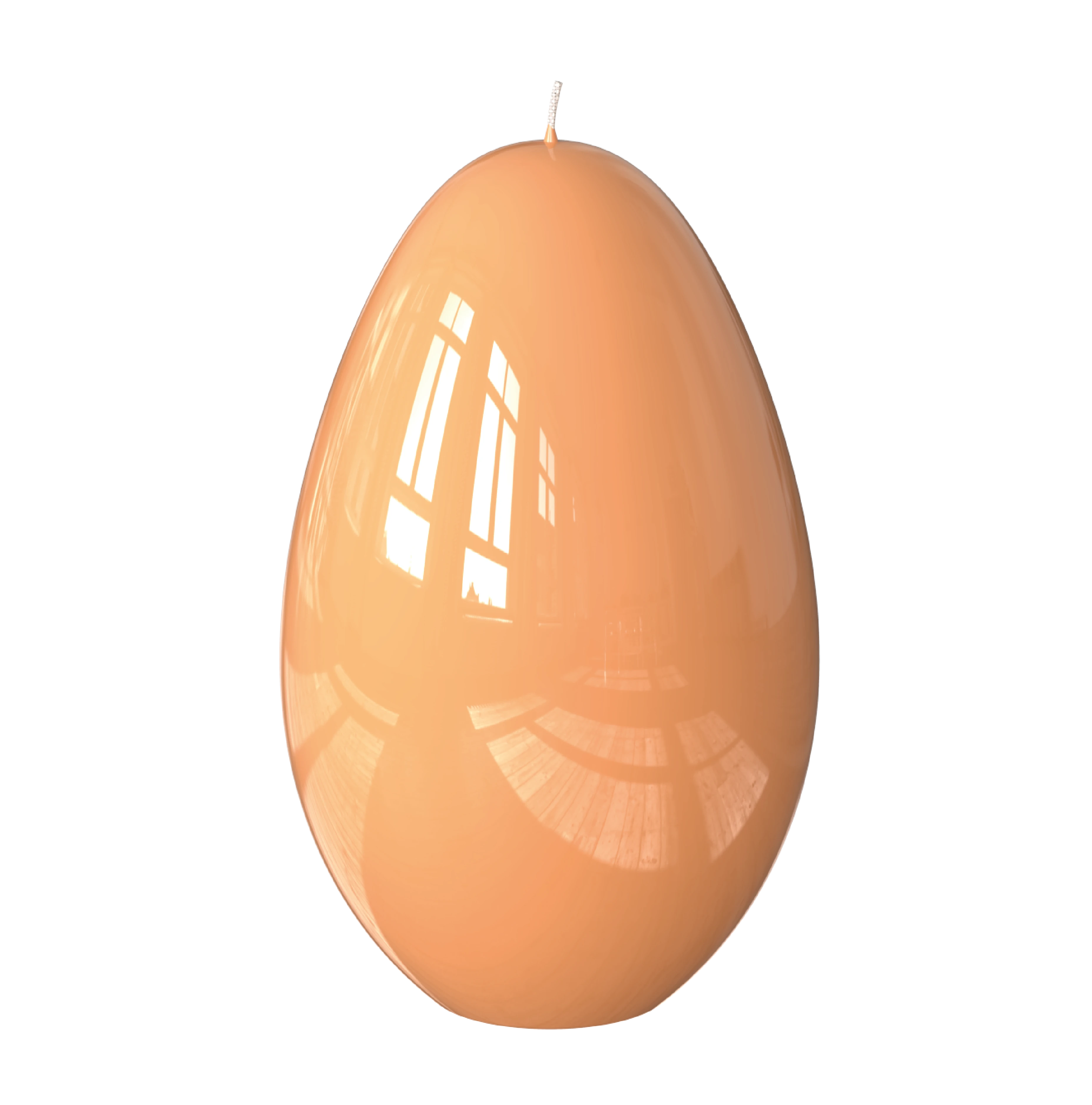 Objektkerze Ei Glanz-Lack 