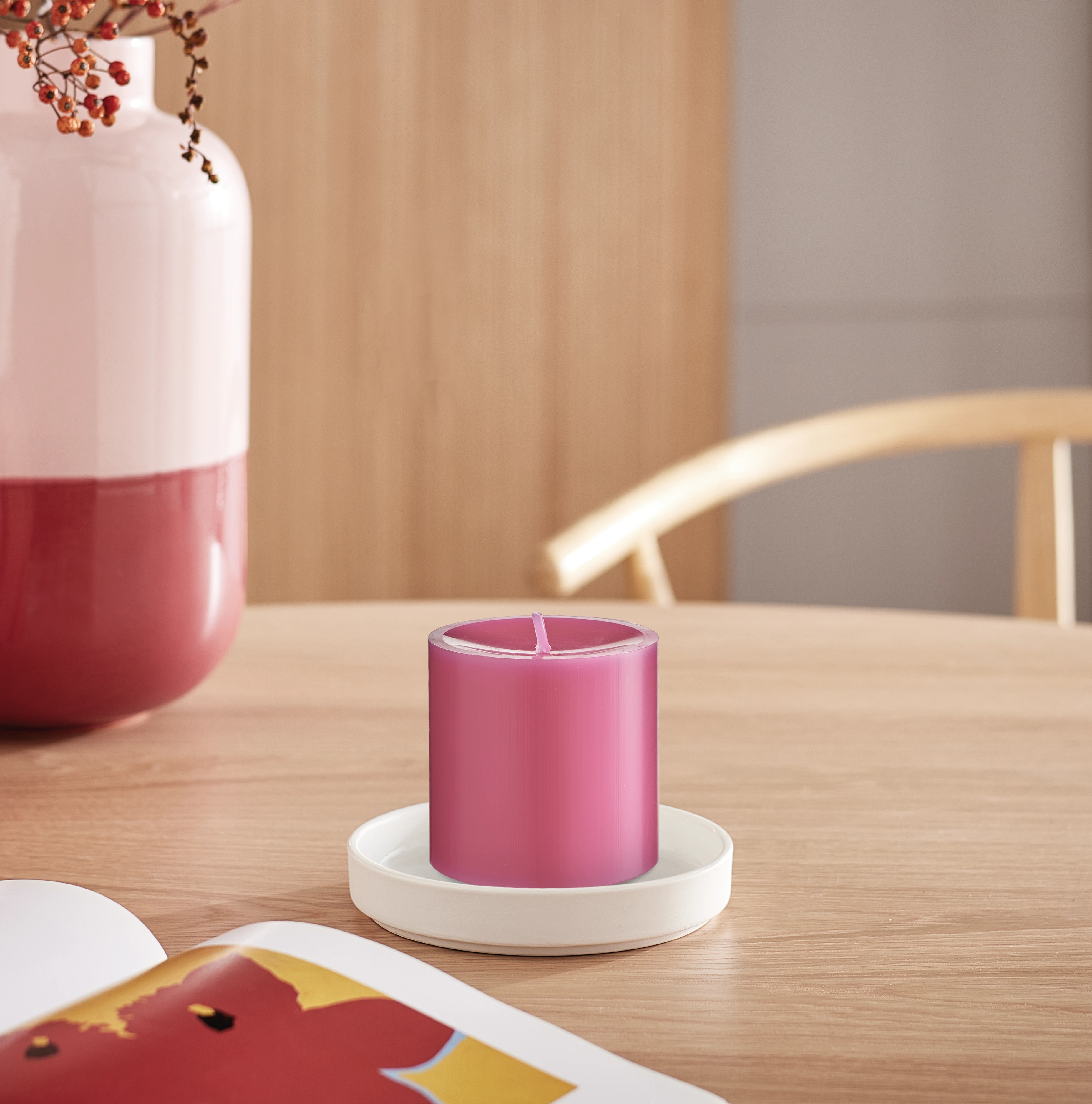 Engels Original Stumpenkerze