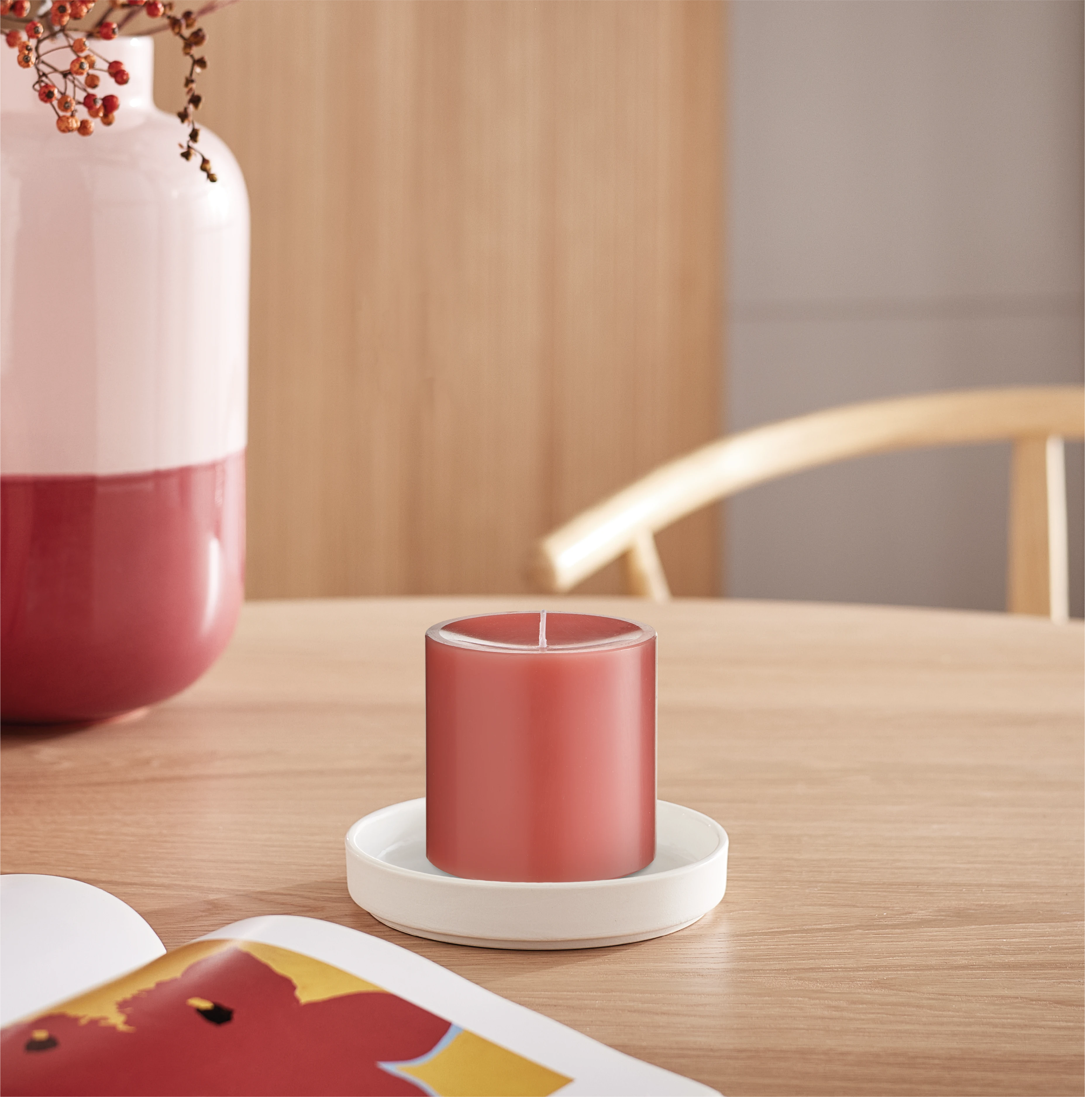 Engels Original Stumpenkerze