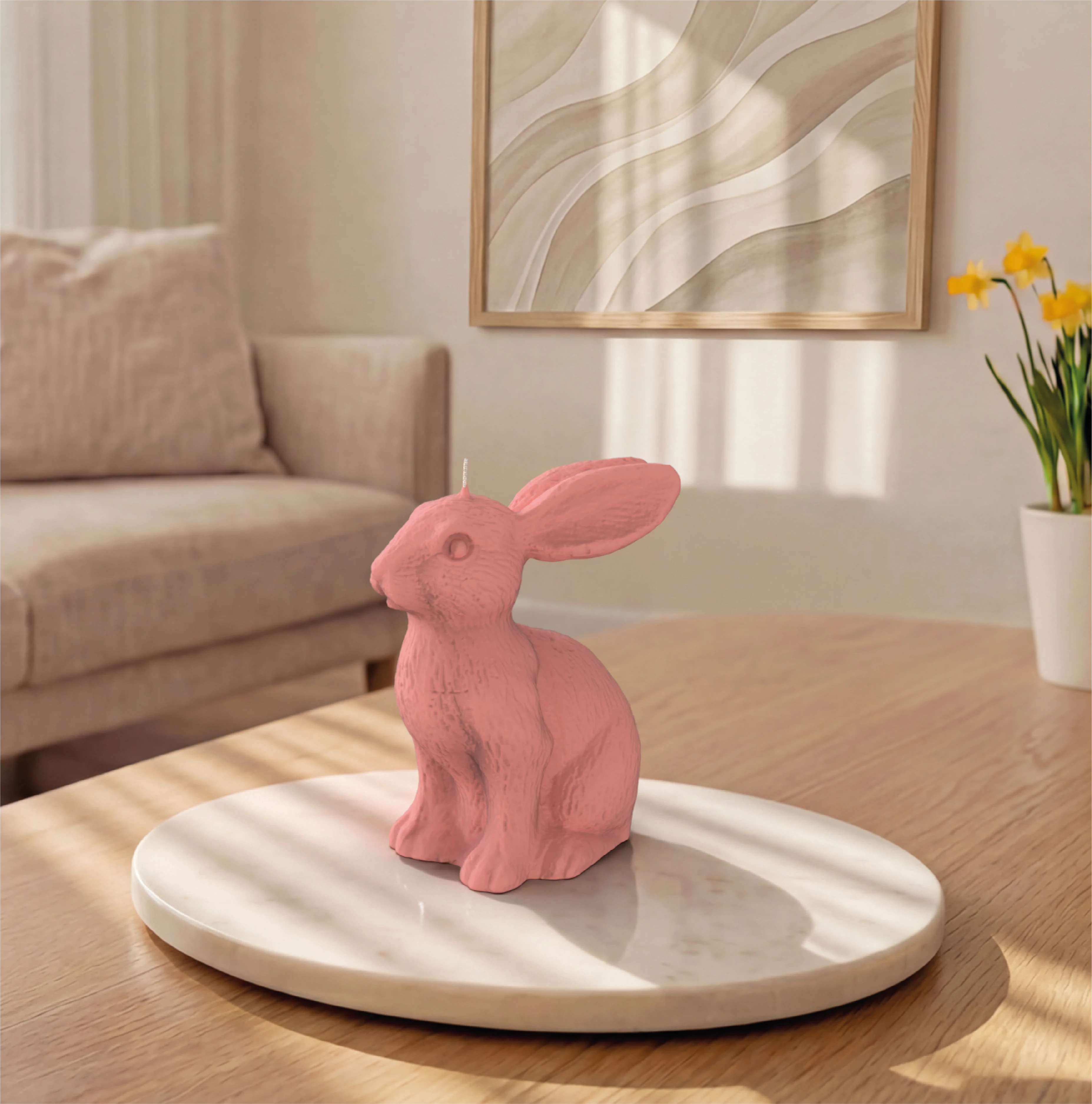 Objektkerze Hase klein