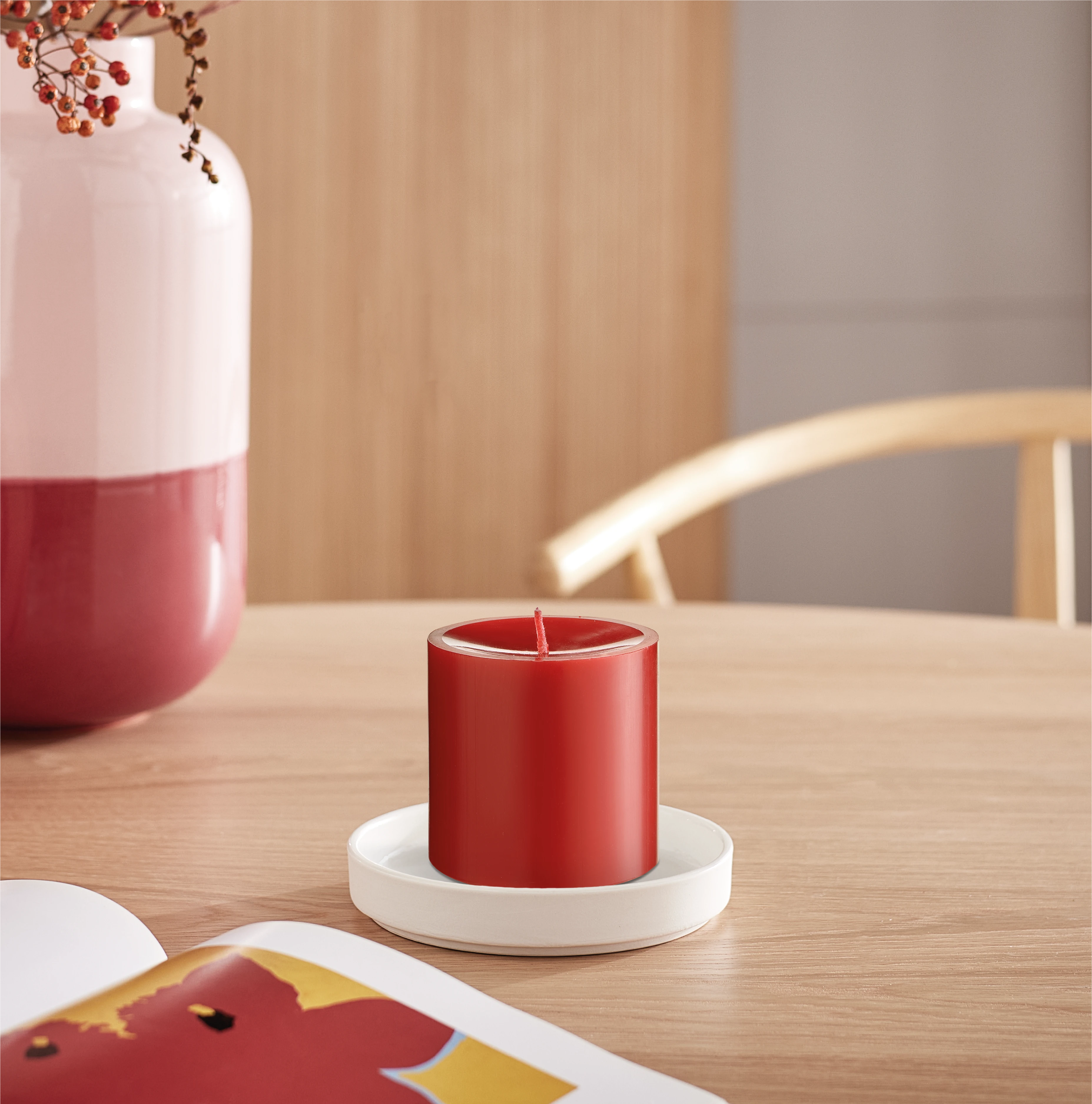 Engels Original Stumpenkerze