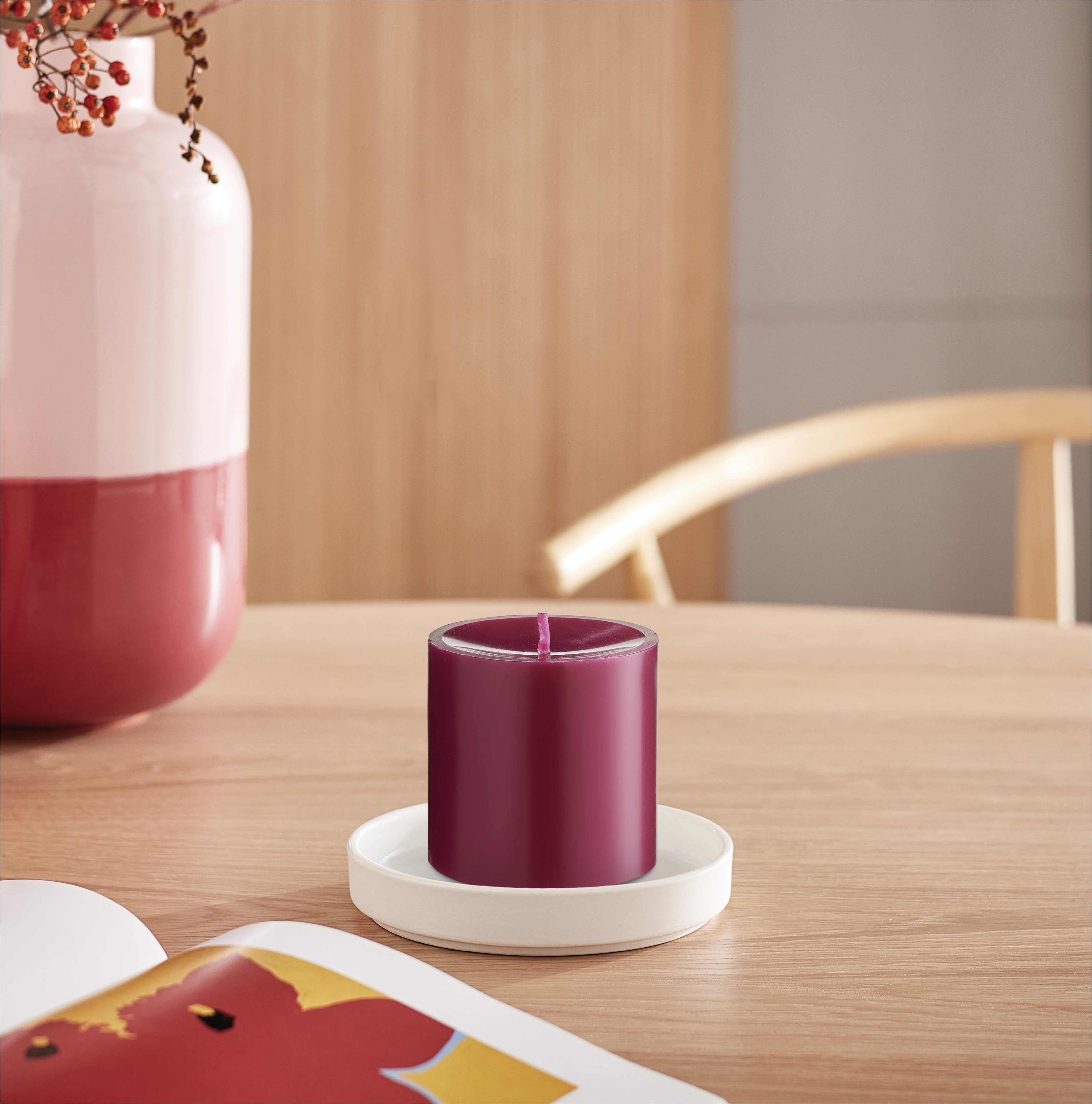 Engels Original Stumpenkerze