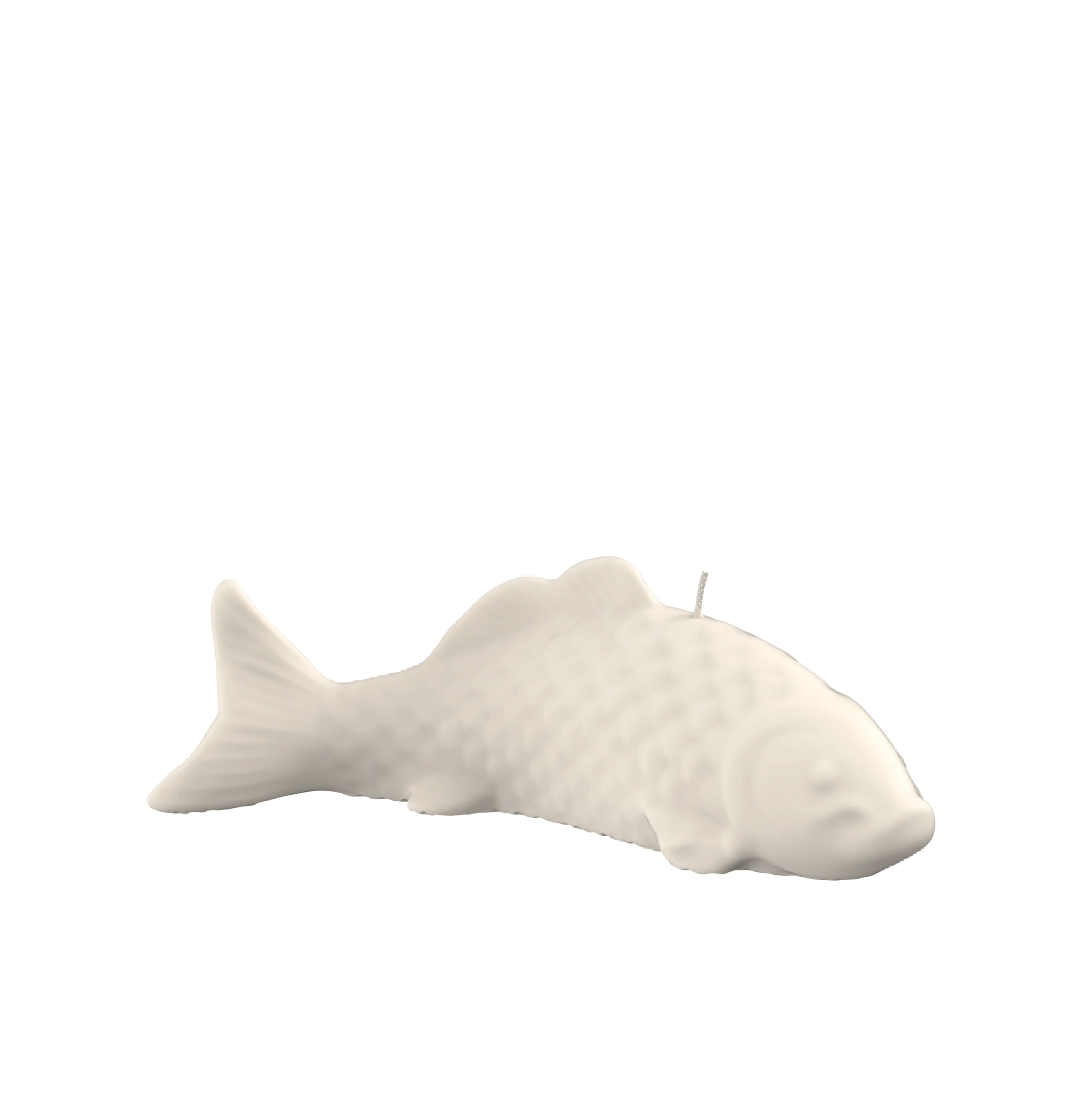 Objektkerze Fisch Samt-Lack 