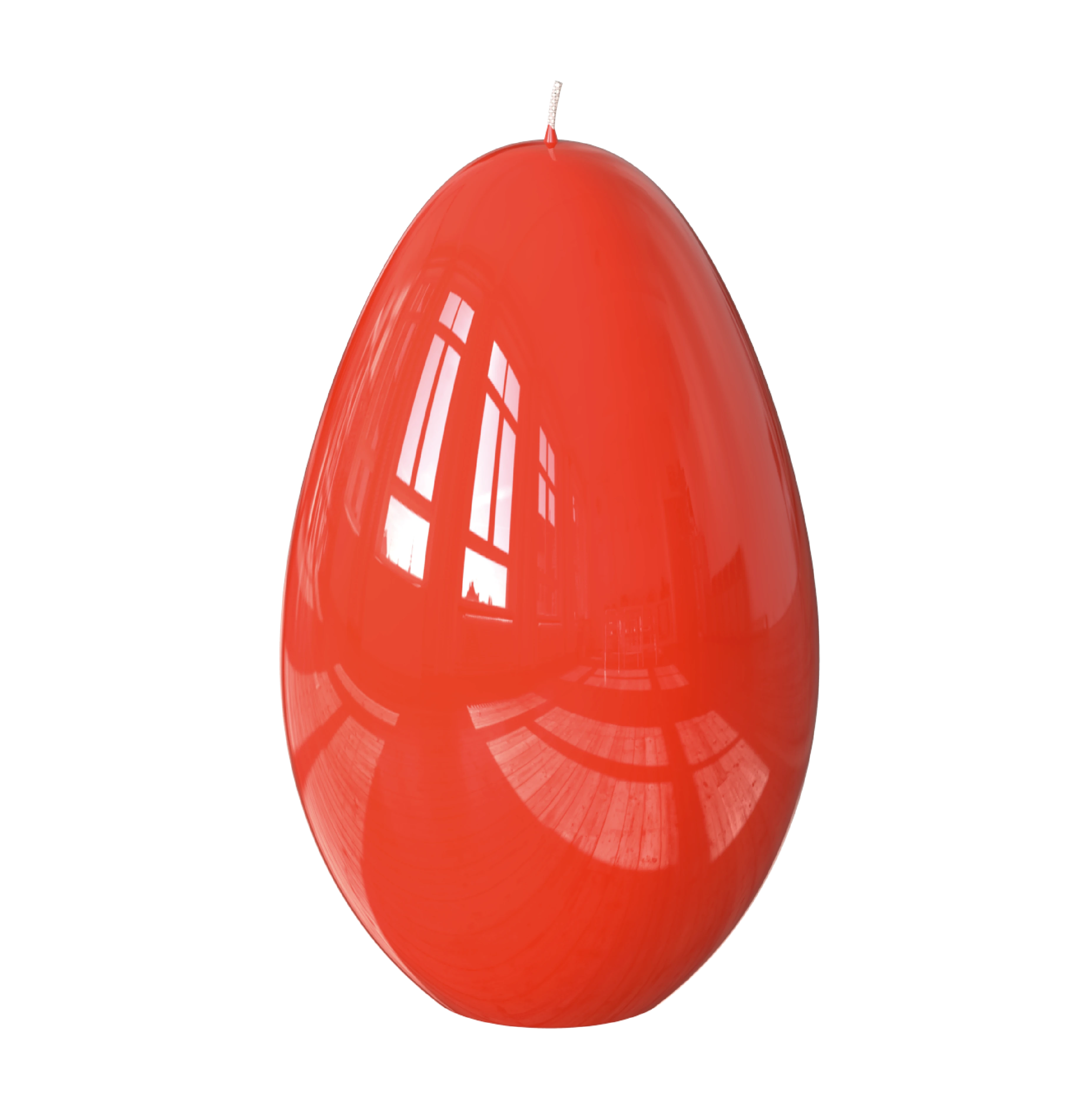 Objektkerze Ei Glanz-Lack 